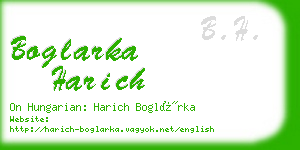 boglarka harich business card